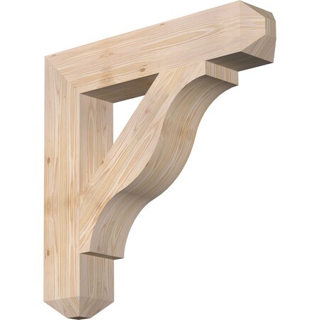 Ekena Millwork Funston Craftsman Smooth Bracket, Douglas Fir, 5 1/2"W x 30"D x 30"H BKT06X30X30FST04SDF